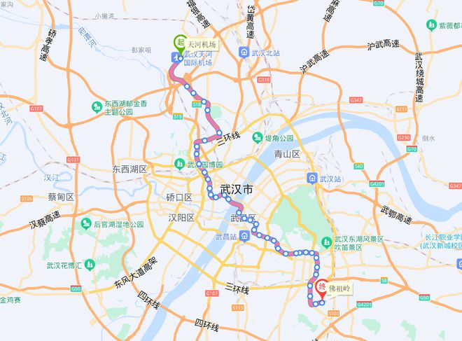 武汉地铁11号线最新线路图